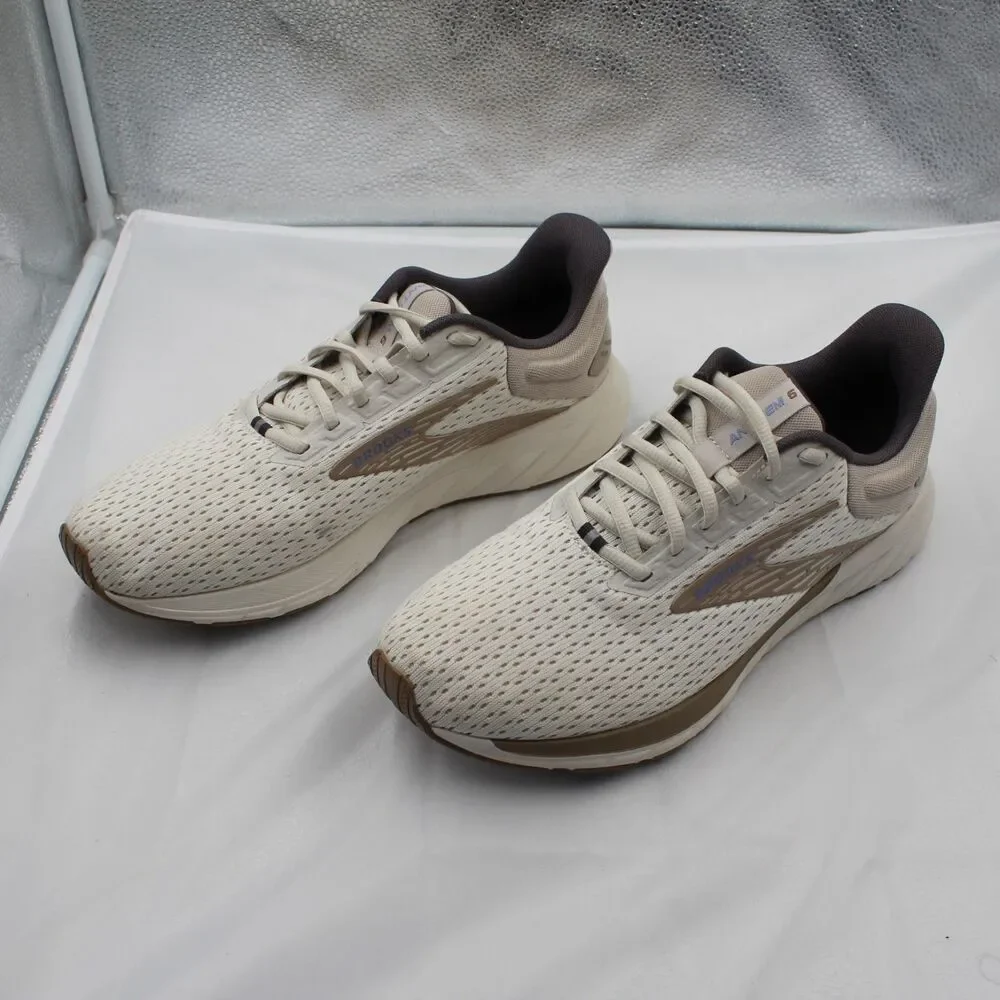 Brooks Anthem 6 Men's Running Shoes Size 11 - White/Tan